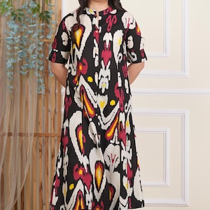 Pure cotton jaipuri print long kurta palazzo set, women cotton ethnic wear dress, kurta set women, kurti pant set, cotton co ord set,
