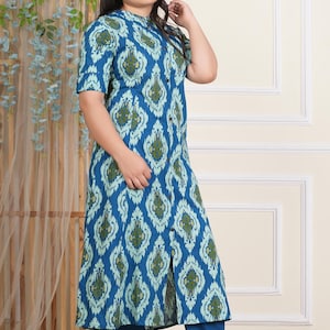 Beautiful jaipuri printed ethnic pure cotton kurta pant set, Cotton salwar kameez, kurta set women, co ord set, kurta palazzo set, suits