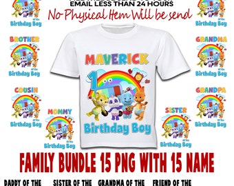 Word Party Birthday Iron On Transfer, Word Party Set Family Iron On Transfer, Word Party Shirt PNG, Digital Iron On Transfer Shirt