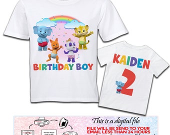 Word Party Front Back Shirt, Word Party ke Birthday Shirt Iron On Transfer, Word Party SVG, Word Party, Personalized Printable,Digital File