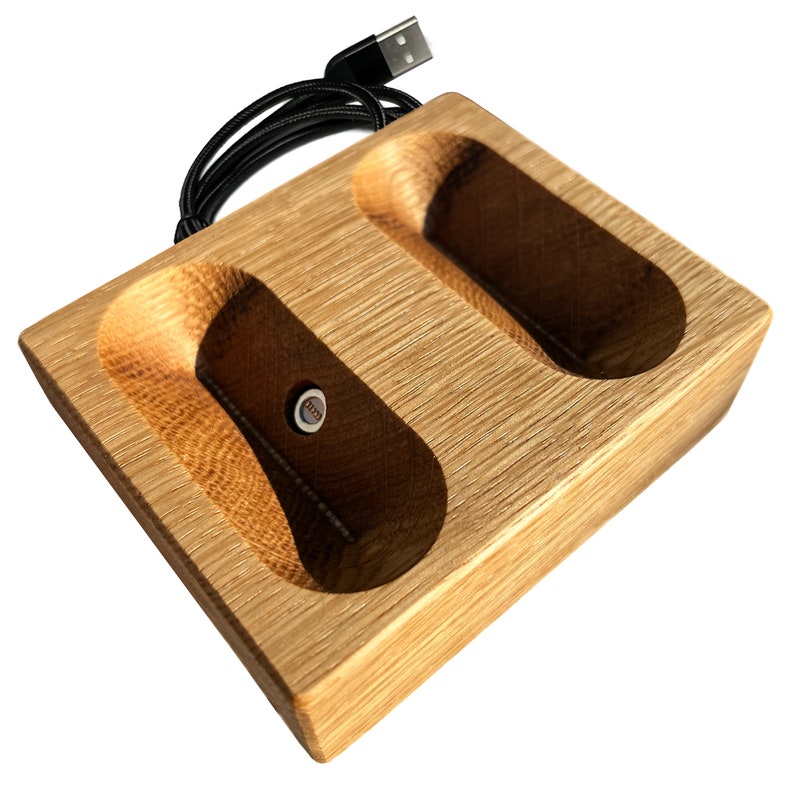 AirPods Max Drahtloser magnetischer Ladeständer Dock Oak