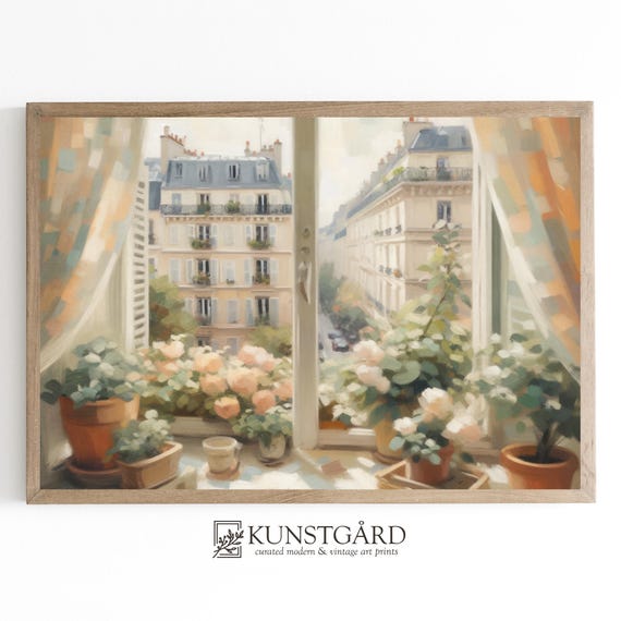 Paris Wall Art, French Travel Print, Vintage Paris Poster Bedroom