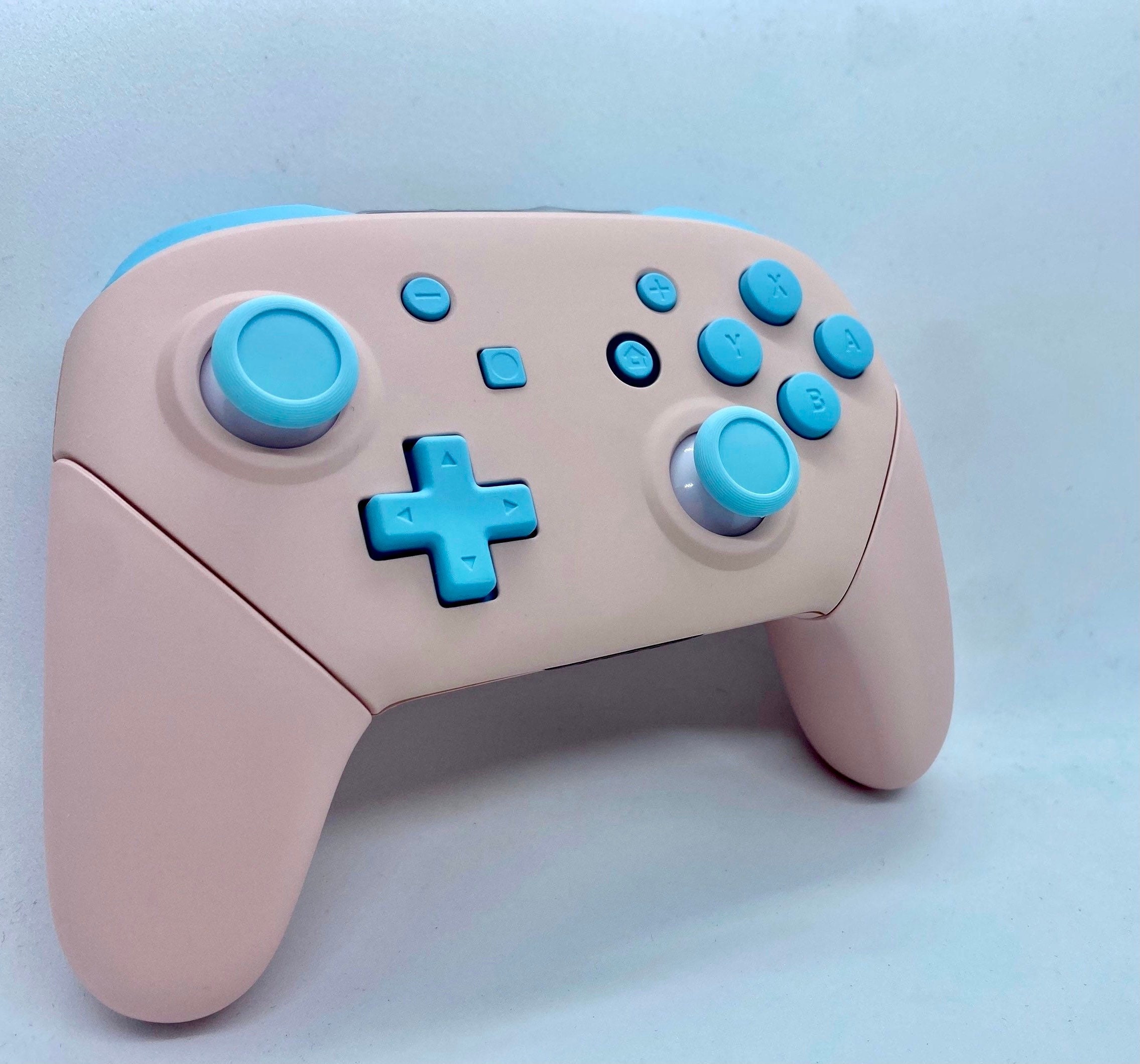 Pink & Blue Custom Nintendo Switch Pro Controller - Etsy