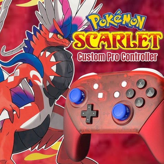 kollidere påske beviser Pokemon Scarlet Custom Nintendo Switch Controller - Etsy