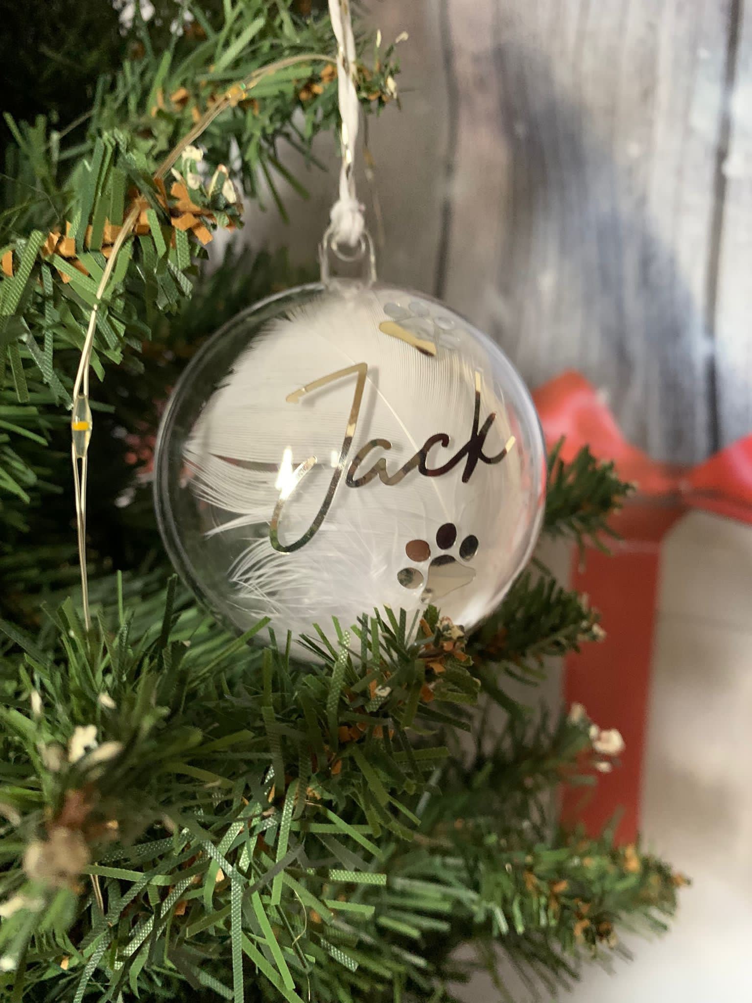 Pet Memorial Christmas Bauble Pet Loss Pet Remembrance Etsy UK