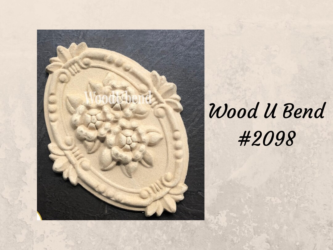 Floral Applique 2098 Wood U Bend Dixie Belle Exclusive 2 Options Etsy