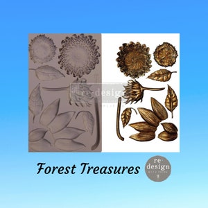 Forest Treasures Decor Moulds | | Redesign With Prima | 5″X 8″ 8 MM thickness