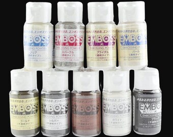 Tsukineko Embossing Powders | Pentart | Mixed Media | Scrapbooking | Hard To FInd Item | 30ml