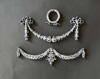 Garland | Décor Moulds | Silicone Mould | LaBlanche | 8" x 5" | Limited Edition | Will Sell Out