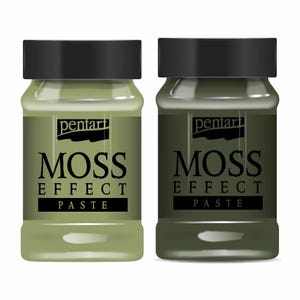 Moss Effect 2 Colors | Dark Green or Light Green | Pentart | 30ml | 2 Colors