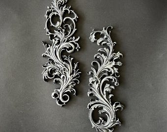 Curved Ornaments | Décor Moulds | LaBlanche | 8" x 5" | Limited Edition | Will Sell Out