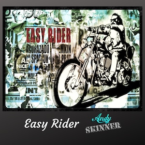 Easy Rider | Rice Paper Decoupage | Andy Skinner Decoupage Queen | 2 Sizes | RETIRED