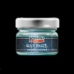 Turquoise Metallic Wax | Pentart Wax Paste | Furniture | Mixed Media | 20ml