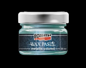 Turquoise Metallic Wax | Pentart Wax Paste | Furniture | Mixed Media | 20ml