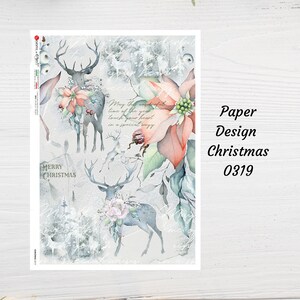 Christmas 0319 | Rice Paper Decoupage | Paper Designs | A4