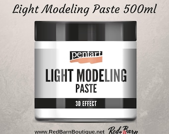 Light Modeling Paste | Pentart | Mixed Media | Flexible Modeling Paste | 500ml