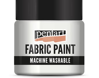 Pearl White | Fabric Paint | Matte | Mixed Media | Pentart | 50ml