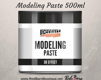 Modeling Paste | Pentart | Mixed Media | 3D Paste | 500ml