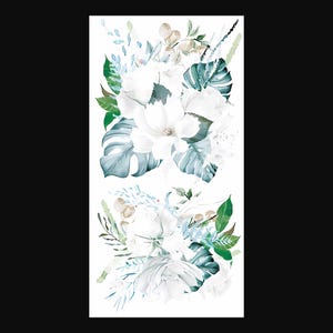Foliaceous 3 Images | Rub On Furniture Transfers | Hokus Pokus | Furniture Decals | 35” x 24”