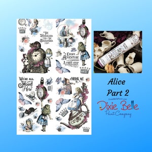 Alice Part 2 | Rub On Transfer | Dixie Belle Paint | 24" 38"