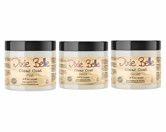 Clear Coat Sealer 16oz | 3 Different Sheens | Dixie Belle Paint Company | Water Based Sealer | 16oz