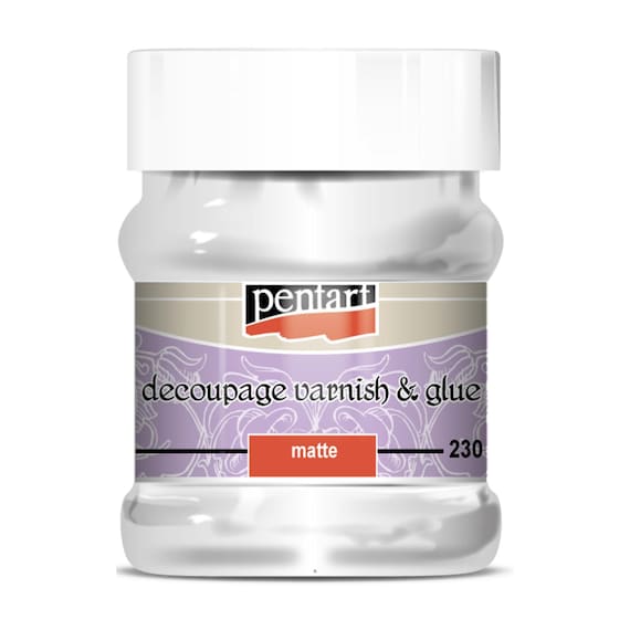 Matte | Decoupage Varnish and Glue | Pentart | Mixed Media | 230ml