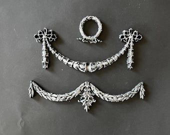 Garland | Décor Moulds | Silicone Mould | LaBlanche | 8" x 5" | Limited Edition | Will Sell Out