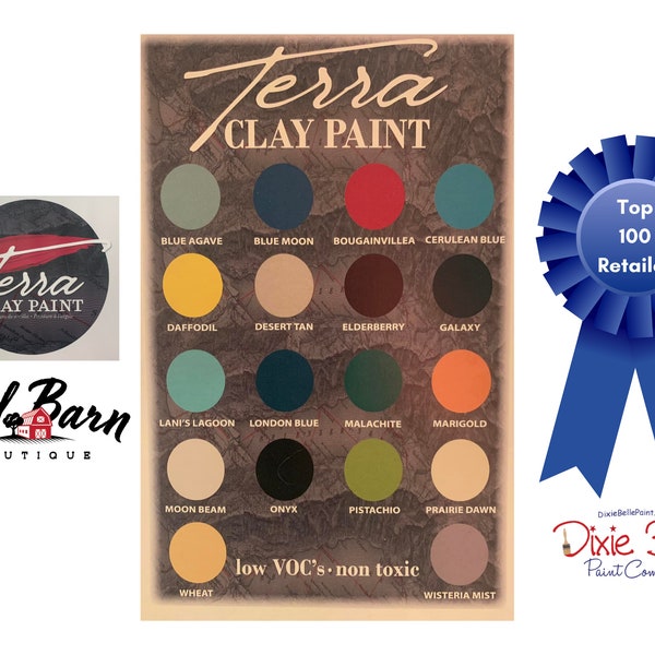 NEW | Dixie Belle Paint | Terra Clay Paint | 18 Colors | 16oz