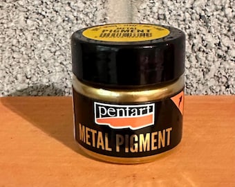 Gold | Metal Pigment Powder | Pentart | Mixed Media | 20g