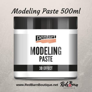 Modeling Paste | Pentart | Mixed Media | 3D Paste | 500ml