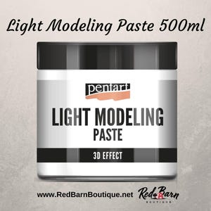 Light Modeling Paste | Pentart | Mixed Media | Flexible Modeling Paste | 500ml