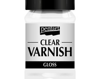 Barniz transparente / brillante / pentapart / a base de disolvente / 100 ml