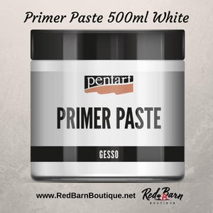 White | Primer Paste Gesso | Mixed Media | Pentart | 500ml