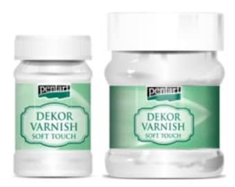 Soft Touch Dekor Varnish | Water Based | Pentart | Mixed Media | 100ml