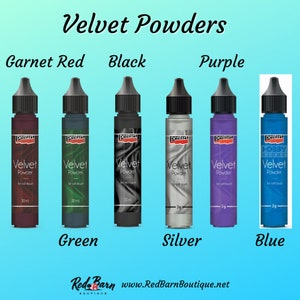 Set Color Velvet Flocking Powder + Special Flocking Adhesive FLAD4