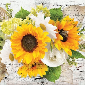 Sunshine Decoupage | Hokus Pokus Decoupage | Décor-Weave | A1  34.5" x 21.6"