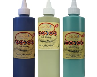 Tinte en gel Voodoo / Tinte a base de agua de Dixie Belle Paint Company / Tinte para muebles y manualidades / 8 oz / 3 colores