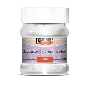 Matte | Decoupage Varnish and Glue | Pentart | Mixed Media | 230ml afbeelding 3