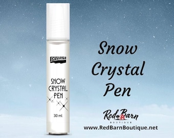Stylo cristal de neige | Pentart | Créez de la neige scintillante réaliste | 30 ml