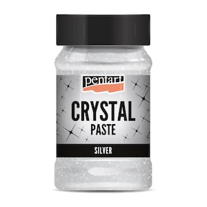 Crystal Paste | Silver | Pentart | Mixed Media | 100ml