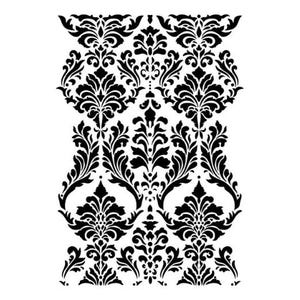 Gentle Damask Stencil Iveta Ziendina Decoupage Queen A4 10mil