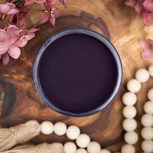 Berenjena 4 oz / Pintura mineral de tiza / Dixie Belle Paint Company / Solo 4 oz