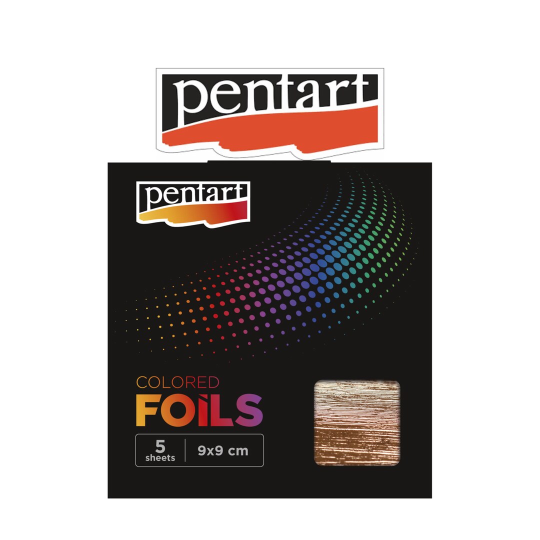 Foils Sheets Pentart Rose Gold Colored Foil Sheets Etsy