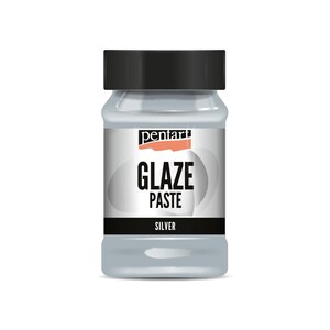 Silver Glaze Paste | Pentart | Mixed Media | 100ml