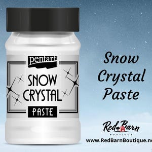 Snow Crystal Paste | Pentart | Create Realistic Snow | 100ml