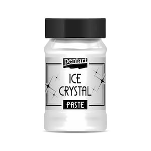 Ice Crystal Paste | Pentart | Create Shimmery Ice Effect | Mixed Media | 100ml