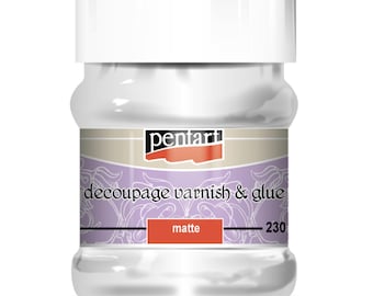 Matte | Decoupage Varnish and Glue | Pentart | Mixed Media | 230ml