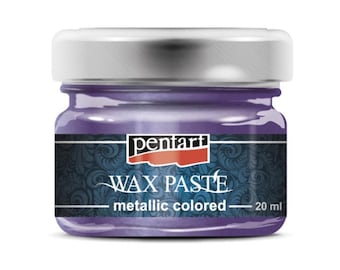 Purple Metallic Wax | Pentart Wax Paste | Furniture | Mixed Media | 20ml
