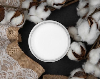 Cotton | Dixie Belle Chalk Mineral Paint | No VOC | Chalk Paint for Furniture | 4oz and 8oz