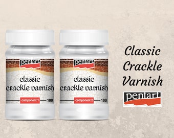 Crackle - Classic Varnish - 2 Step - Pentart - 100ml Set